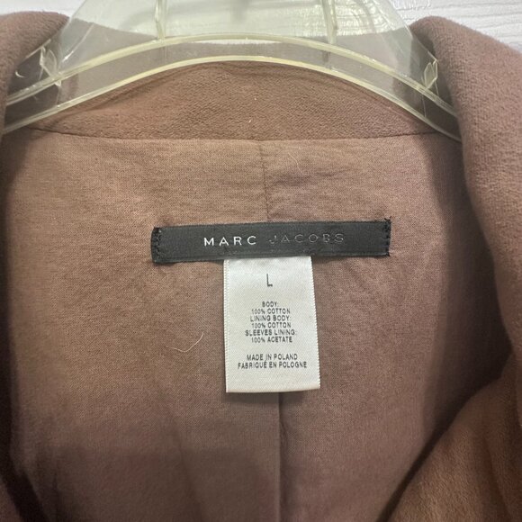 Brown Marc Jacobs Vintage Double Breasted Military Utility Jacket Size L - Picture 9 of 9